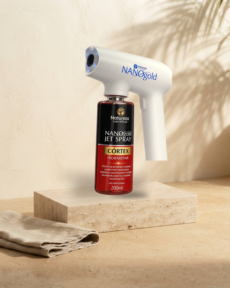 Nano Gold Jet Spray · Pistola + Córtex